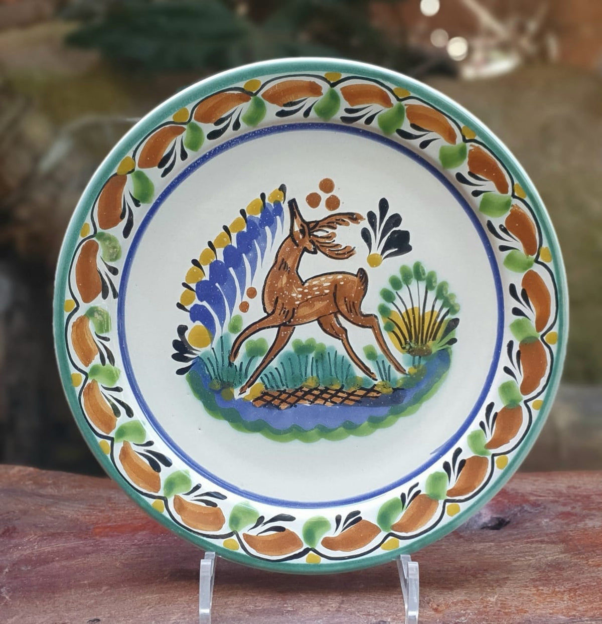 Deer Plate MultiColors