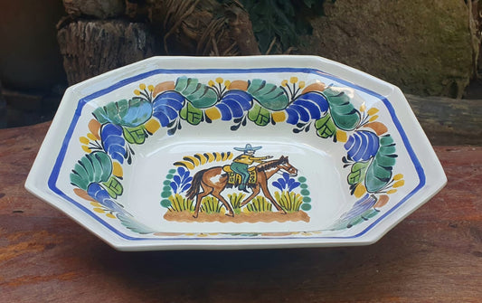 Charro Large Octagonal Bowl MultiColors