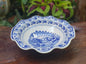 Chicken Flouted Pasta Bowl Blue and White