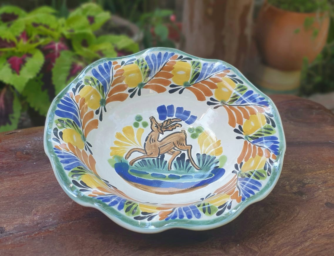 Deer Flouted Pasta Bowl MultiColors