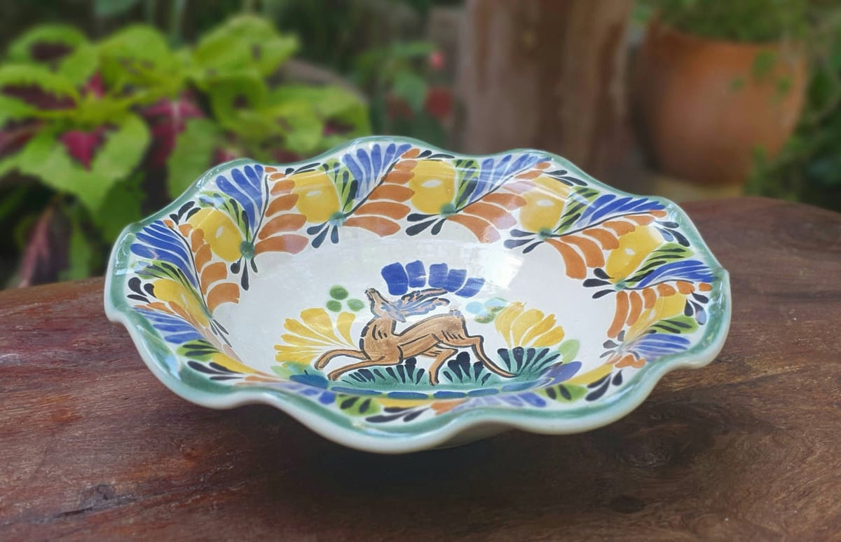 Deer Flouted Pasta Bowl MultiColors