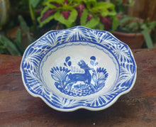 Deer Flouted Pasta Bowl Blue and White
