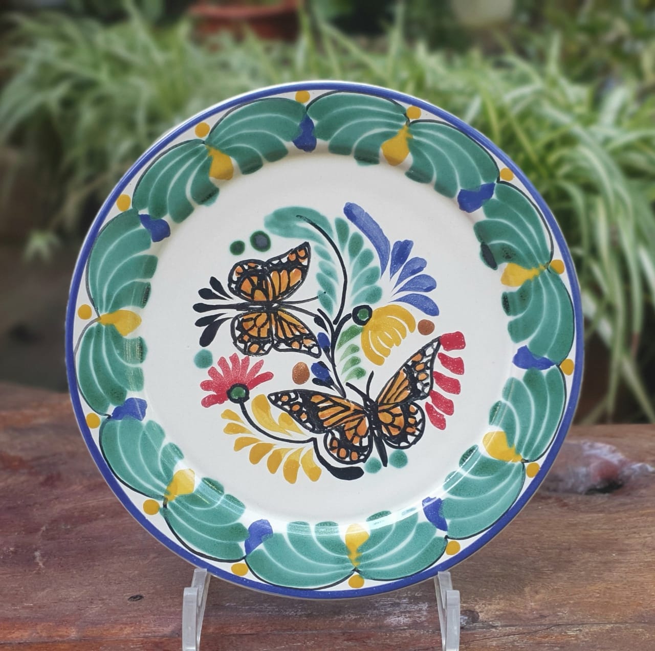 Butterfly Plate Ceramic