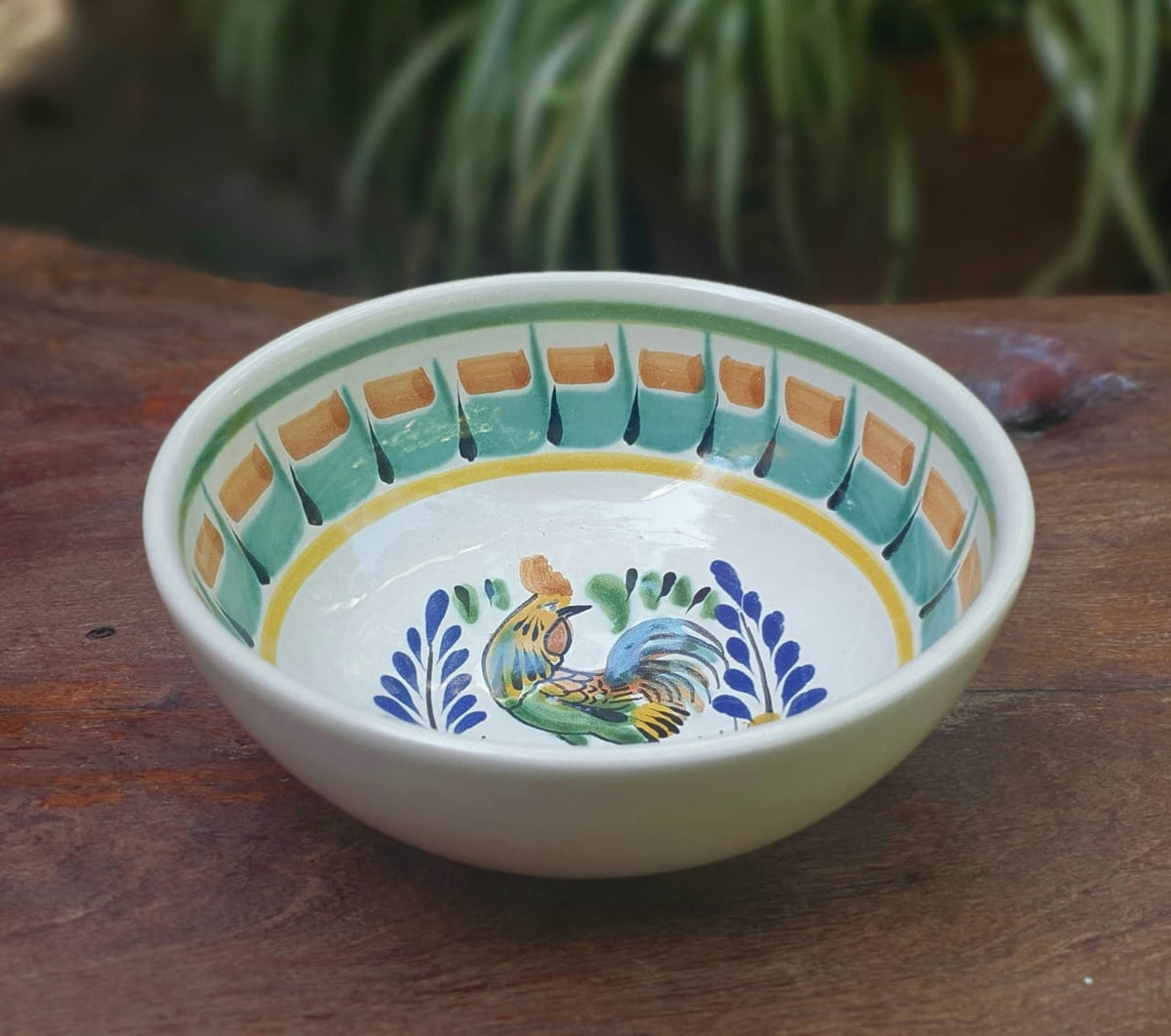 Rooster Cereal/Soup Bowl 16.9 Oz Multi-colors