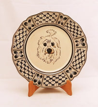 Custom Made Dog Plate 11" D Black (place your order and send us the picture of your friend!!)