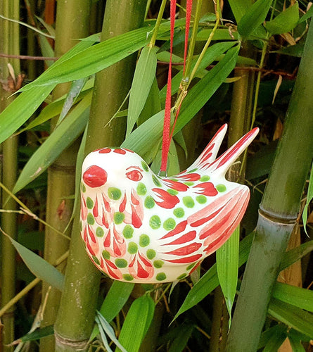 Ornament Love Bird 3D Figure Red colors