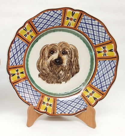 Plato para Perros Hecho a Medida 11" D Colores II (haz tu pedido y envíanos la foto de tu amigo!!) 
