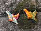 Ornament Hummingbird Flat Set of 2 MultiColors