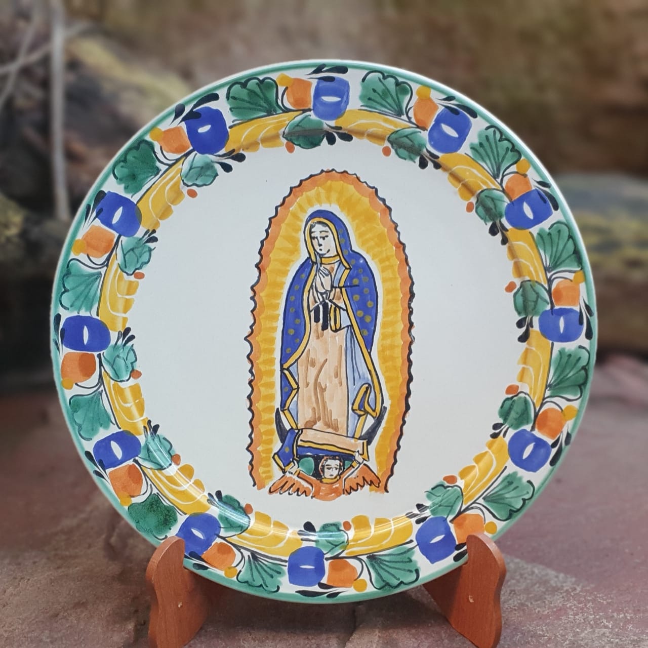 Lady of Guadalupe Decorative Plates Multi-colors