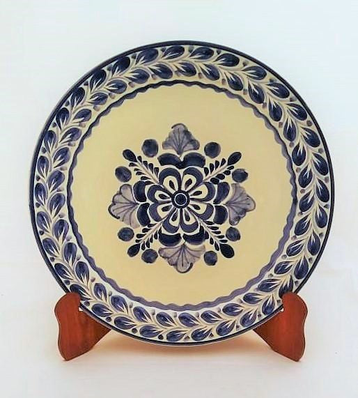 Flower Plates Blue and White