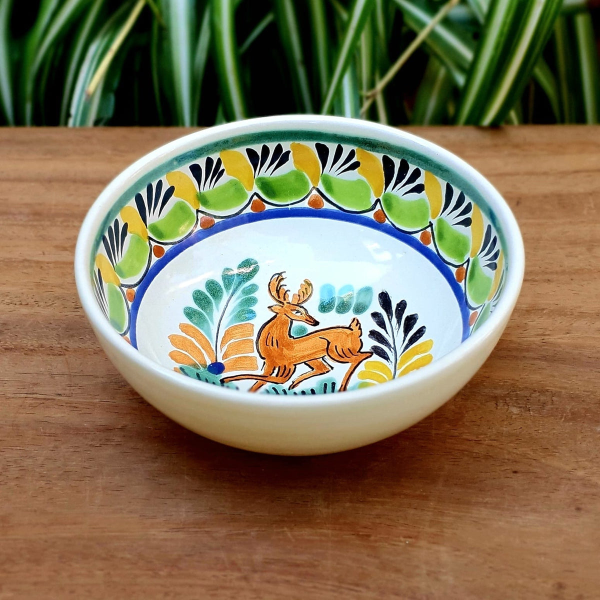 Tazón de sopa/cereal de ciervo 16.9 oz Multicolor