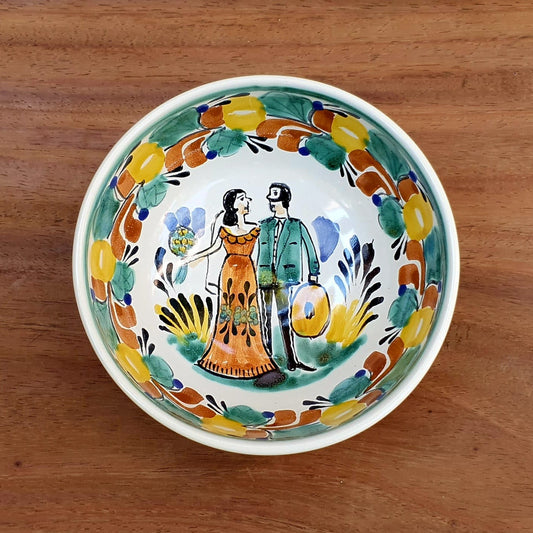 Wedding Cereal/Soup Bowl 16.9 Oz Multicolor