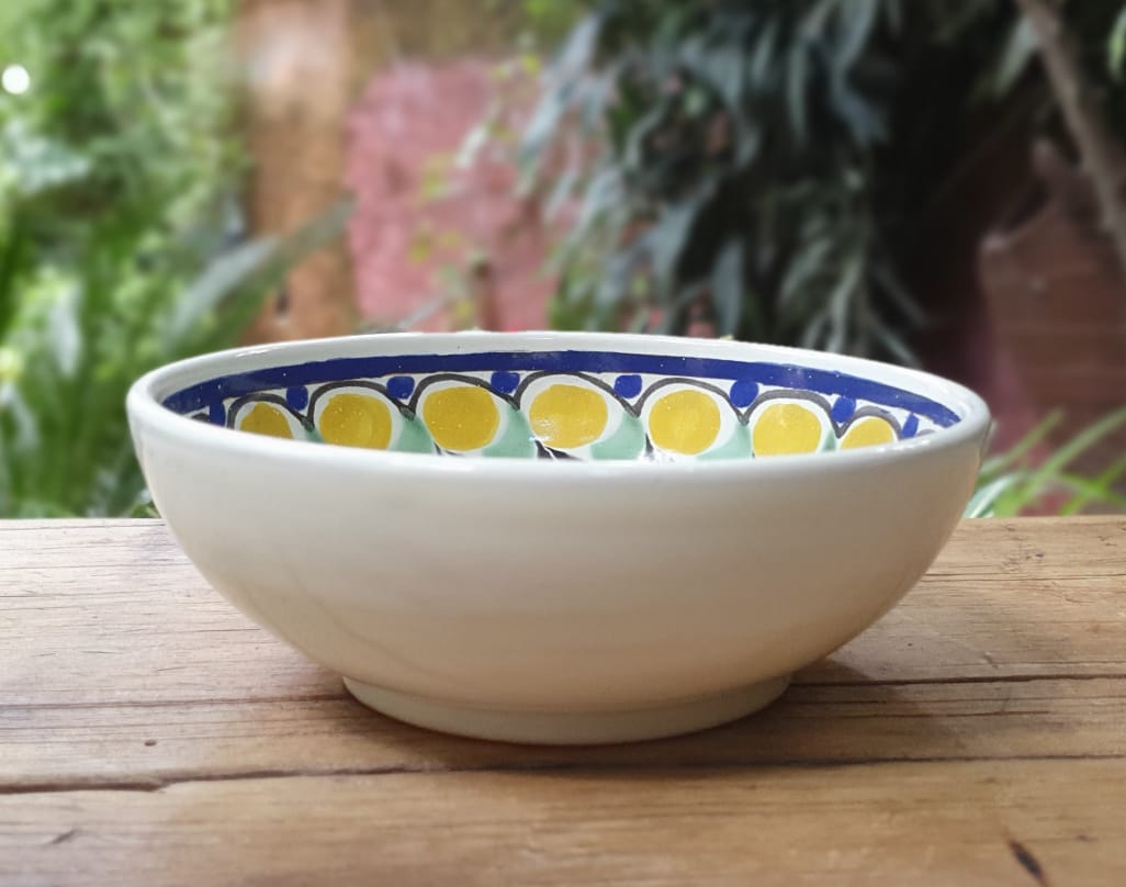 Chiles Pepper Cereal/Soup Bowl 16.9 Oz Multi-colors