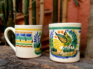 Bird Coffee Mug Set of 2 pieces 13.9 Oz Multicolors