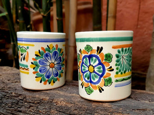 Flower Coffee Mug Set of 2 pieces 12 to 14 Oz MultiColors