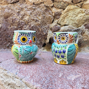 Owl Coffee Mug Perfect couple! 10.5 Oz Multicolor