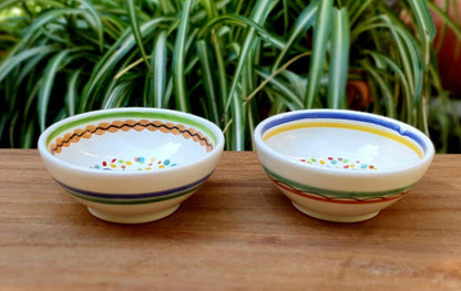 Party Small Bowl 4.9 in D Set of 2 pieces MultiColors