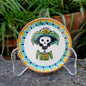Catrina Bread Plate / Tapa Plate 6.3" D MultiColors