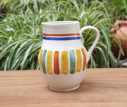 Happy Stripes Pitcher 33.8 Oz MultiColors