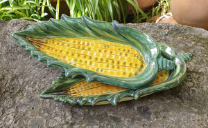 Corn Dish Set of 2 in Green Colors