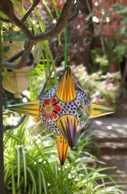 Adorno Piñata 3D Tamaño Grande Flor Multicolores 