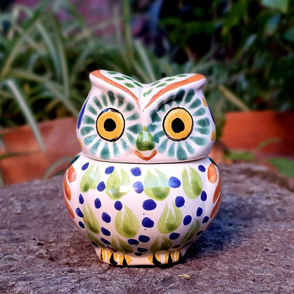 Owl Sugar 3.9 in H Multicolors