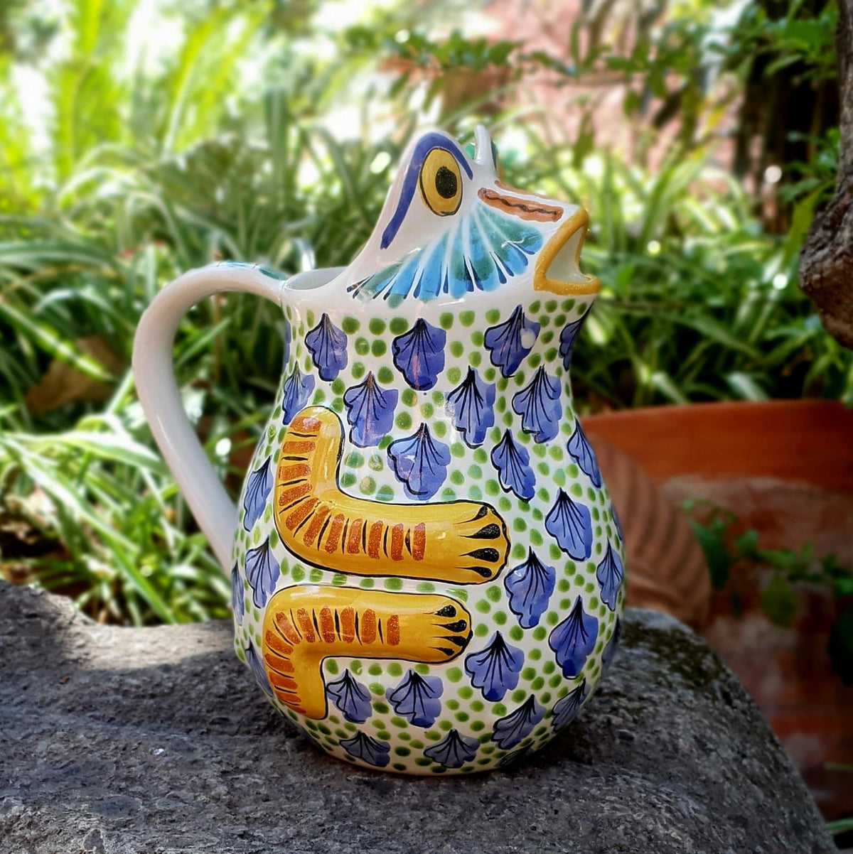 Jarra de agua de rana, 50 onzas, multicolores 