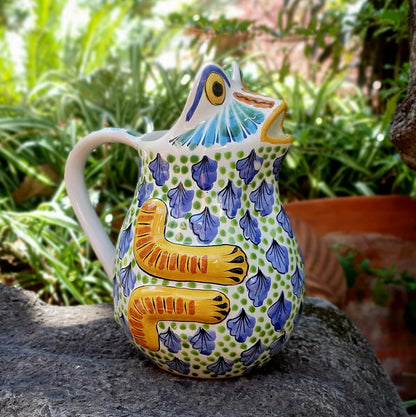 Jarra de agua de rana, 50 onzas, multicolores 