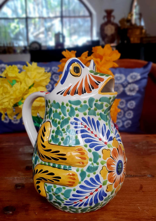 Frog Water Pitcher 50 Oz MultiColors - I