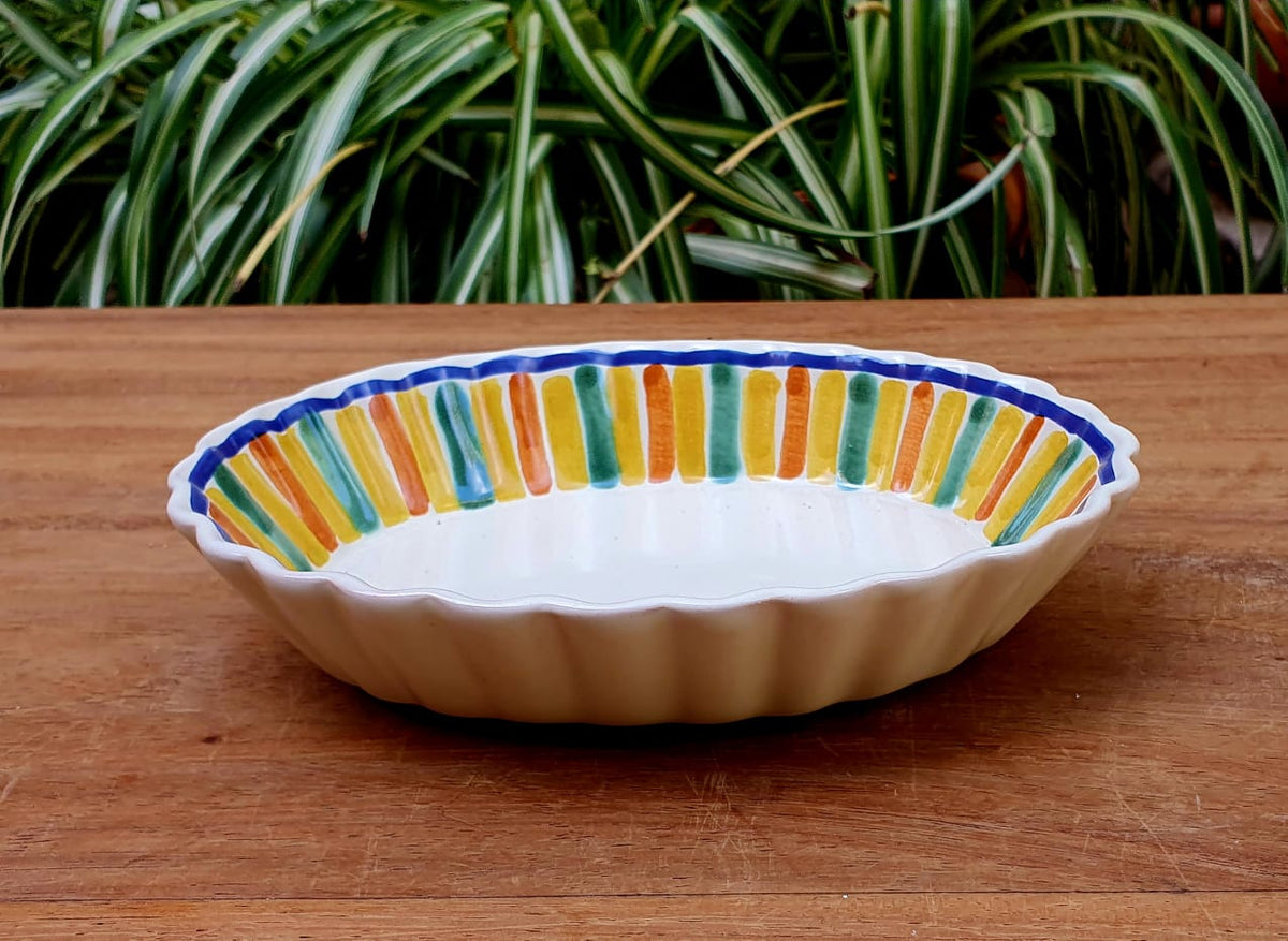 Happy Stripes Oval Soap Dish MultiColors
