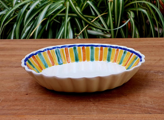 Happy Stripes Oval Soap Dish MultiColors