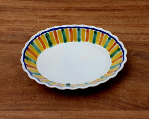Happy Stripes Oval Soap Dish MultiColors