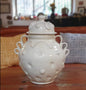 Decorative Vase w/Strawberries White
