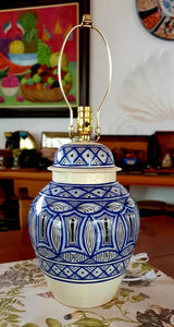 Lamp Decorative Vase Morisco Pattern MultiColors