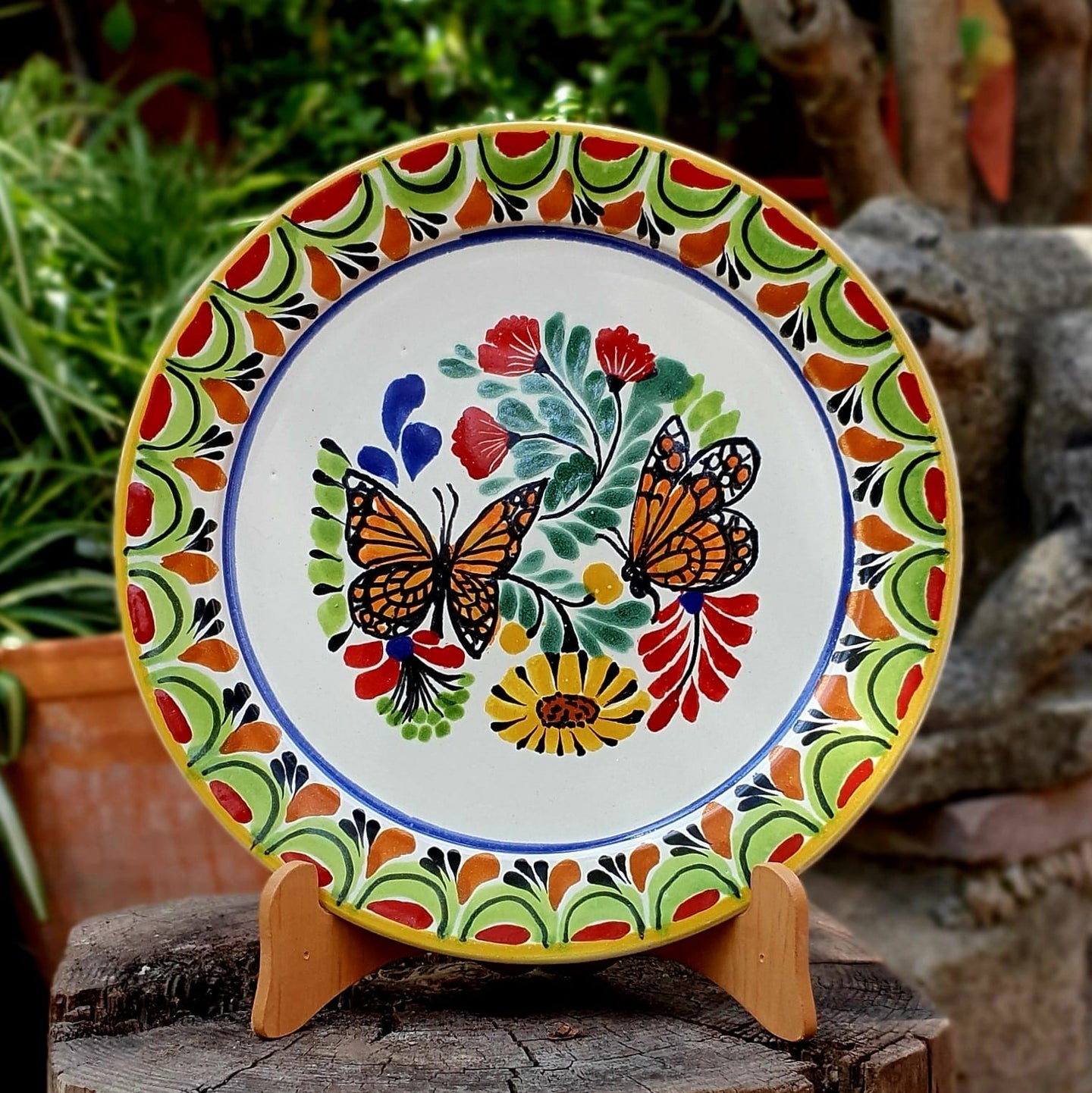 Butterfly Plate MultiColors