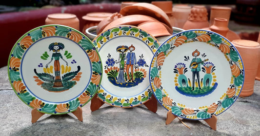 Catrina Plates Sets of 3 pieces