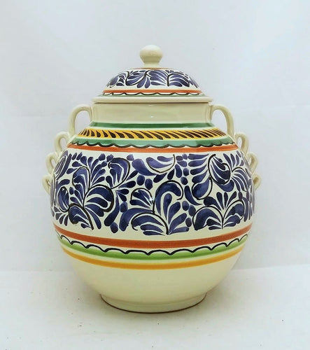 Decorative Vase w/Lid 9
