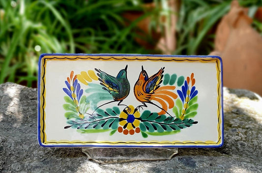 Love Birds Rectangular Mini Tray 8.7*4.3 Multi-colors