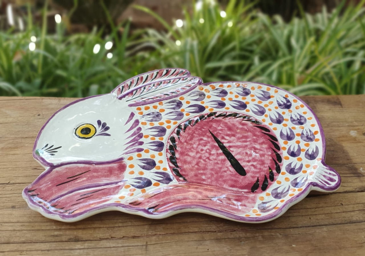 Rabbit Dish Plate MultiColors