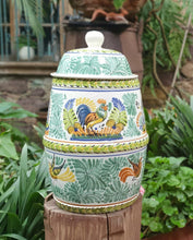 Decorative Vase (Barril) w Animals 20.5" H Multi-colors
