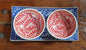 Saucer Set (3 pieces) Milestones Pattern