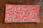 Plato/Bandeja Rectangular Estampado Hitos Rojo y Blanco 